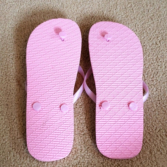 Pink Bridesmaid Flip Flops - Picture 2 of 3